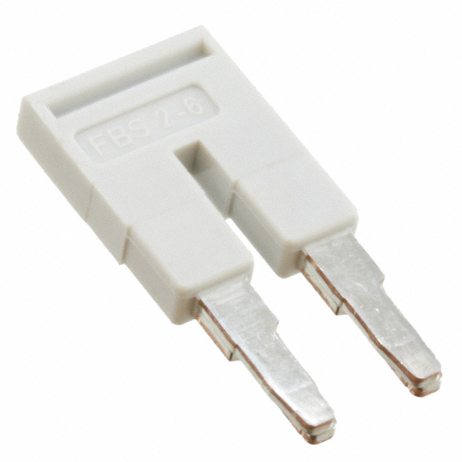 JUMPER TERM BLK 2POS FLAT PIN