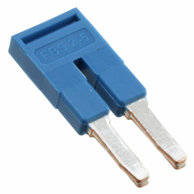 JUMPER TERM BLK 2POS FLAT PIN