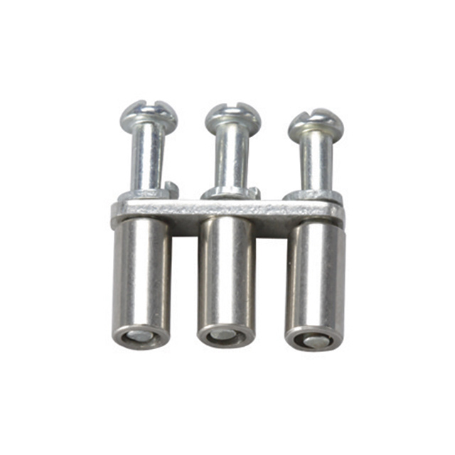 JUMPER TERM BLK 3POS ROUND PINS