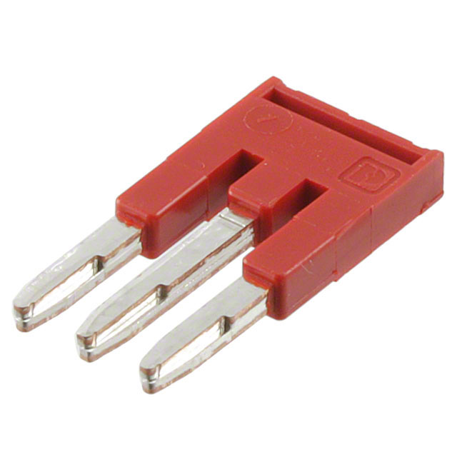 JUMPER TERM BLK 3POS FLAT PIN