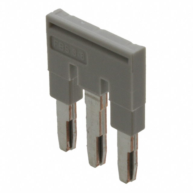 JUMPER TERM BLK 3POS FLAT PIN