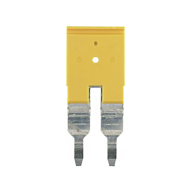 JUMPER TERM BLK 2POS FLAT PIN