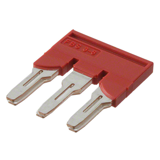 JUMPER TERM BLK 3POS FLAT PIN