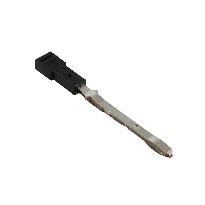 JUMPER TERM BLK 1POS FLAT PIN