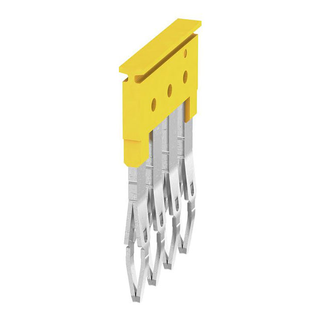 JUMPER TERM BLK 4POS FLAT PIN