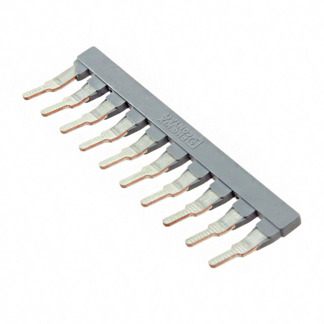 JUMPER TERM BLK 10POS FLAT PIN