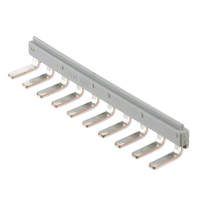 JUMPER TERM BLK 10POS FLAT PIN