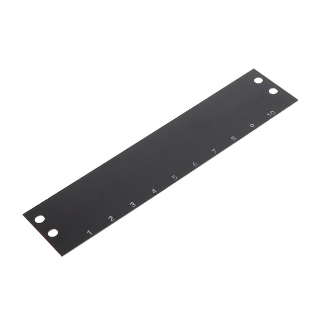 BARRIER BLK MARKER STRIP 10POS BARRIER BLK MARKER STRIP 10POS
