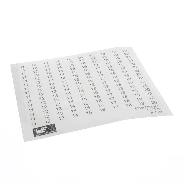 ADHESIVE MARKER CARD HORIZONTAL ADHESIVE MARKER CARD HORIZONTAL