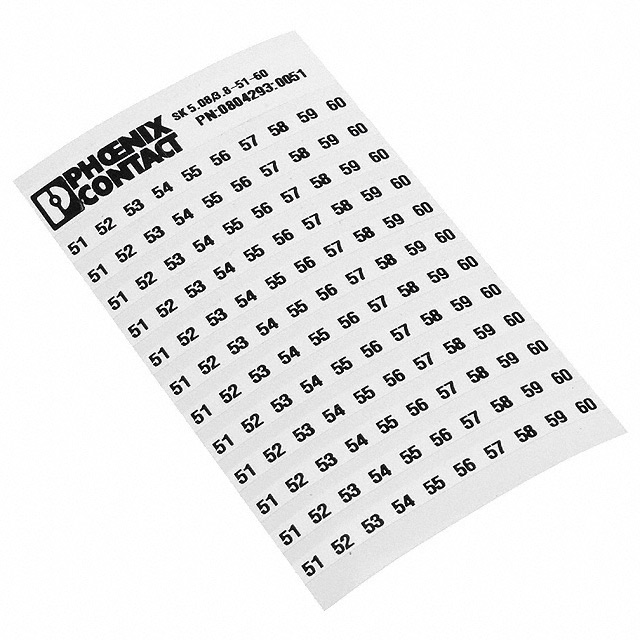 MARKER CARD FOR 120 TERM BLOCKS MARKER CARD FOR 120 TERM BLOCKS