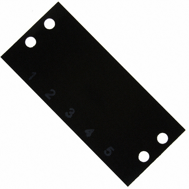 BARRIER BLK MARKER STRIP 5POS BARRIER BLK MARKER STRIP 5POS