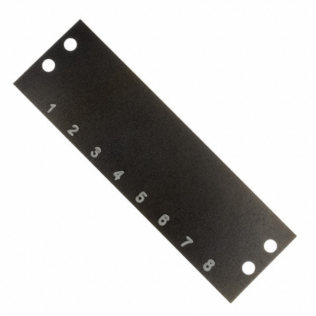BARRIER BLK MARKER STRIP 8POS BARRIER BLK MARKER STRIP 8POS