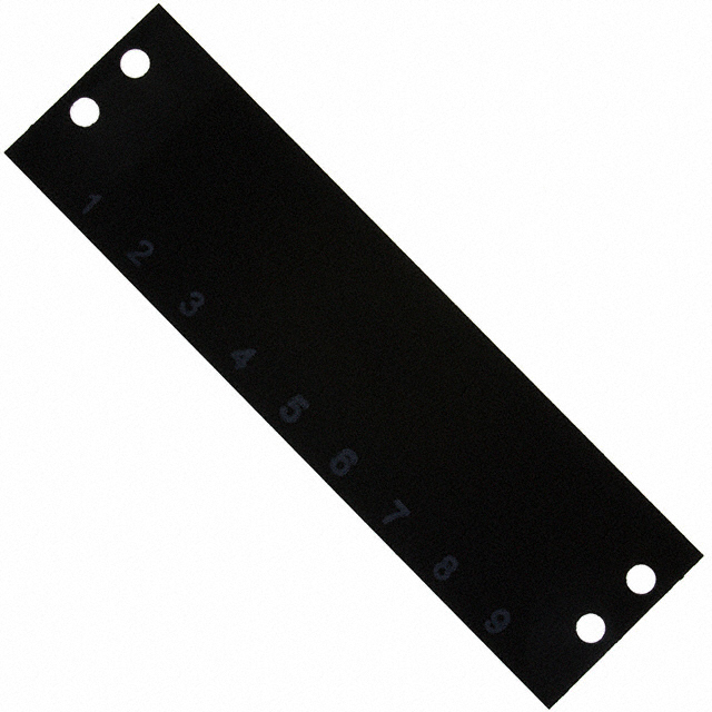 BARRIER BLK MARKER STRIP 9POS BARRIER BLK MARKER STRIP 9POS