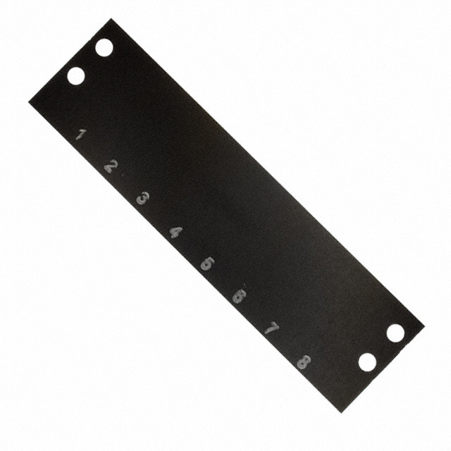 BARRIER BLK MARKER STRIP 8POS BARRIER BLK MARKER STRIP 8POS