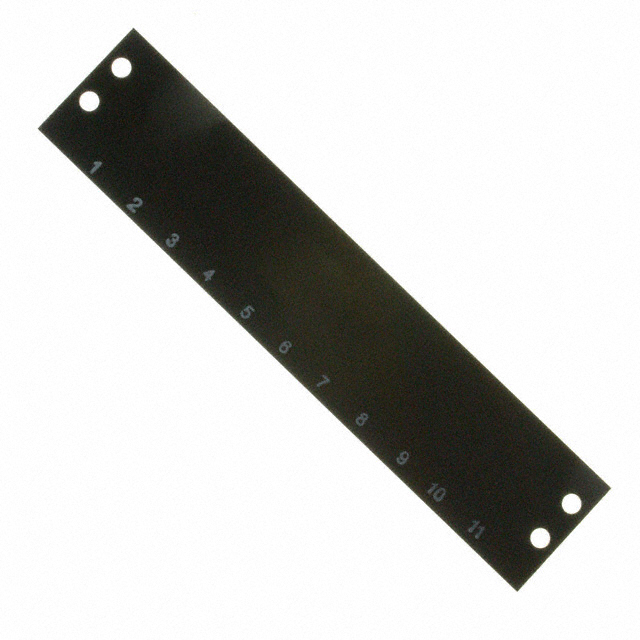 BARRIER BLK MARKER STRIP 11POS BARRIER BLK MARKER STRIP 11POS