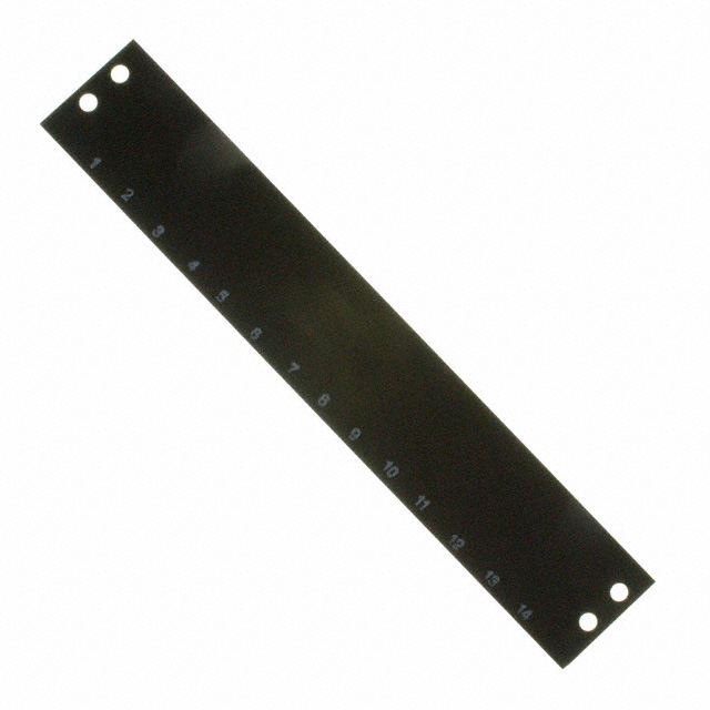 BARRIER BLK MARKER STRIP 14POS BARRIER BLK MARKER STRIP 14POS