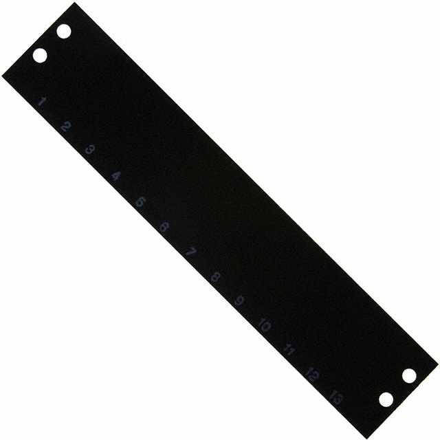 BARRIER BLK MARKER STRIP 13POS BARRIER BLK MARKER STRIP 13POS