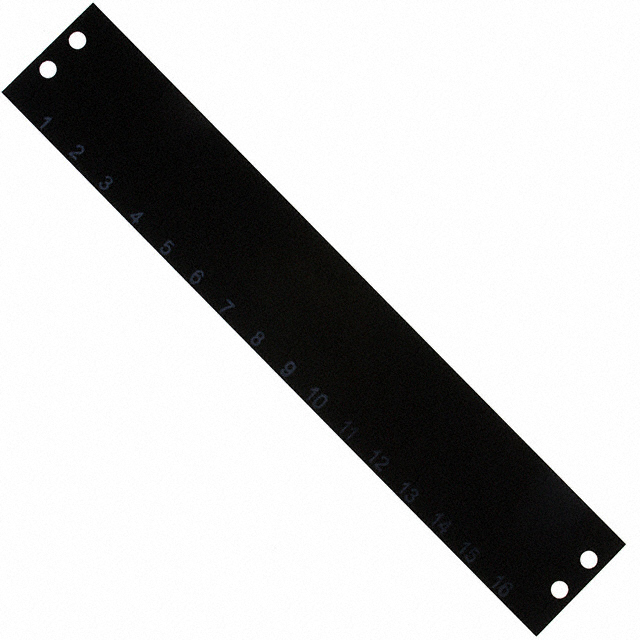 BARRIER BLK MARKER STRIP 16POS BARRIER BLK MARKER STRIP 16POS