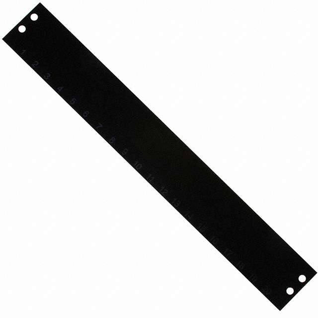 BARRIER BLK MARKER STRIP 20POS BARRIER BLK MARKER STRIP 20POS