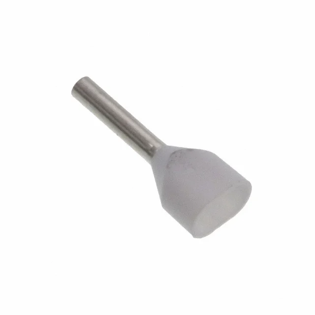 CONN FERRL DIN 2X20AWG WHT CONN FERRL DIN 2X20AWG WHT