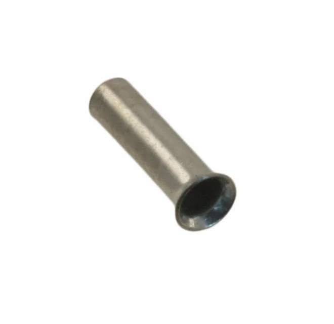 CONN FERRULE DIN 18AWG SILVER