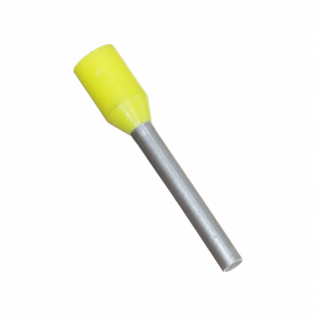 CONN FERRULE 17AWG YLW