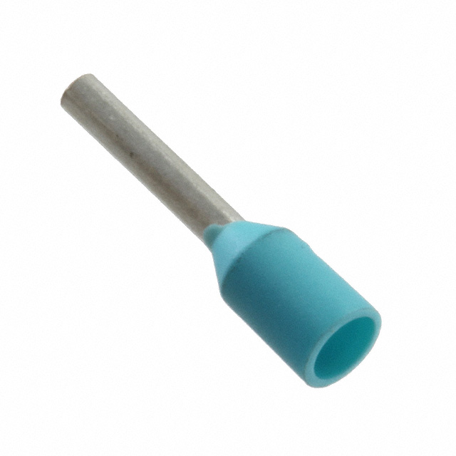 CONN FERRULE 22AWG TURQUOISE