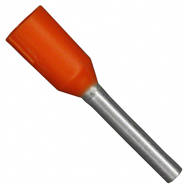 CONN FERRULE W TYPE 22AWG ORANGE