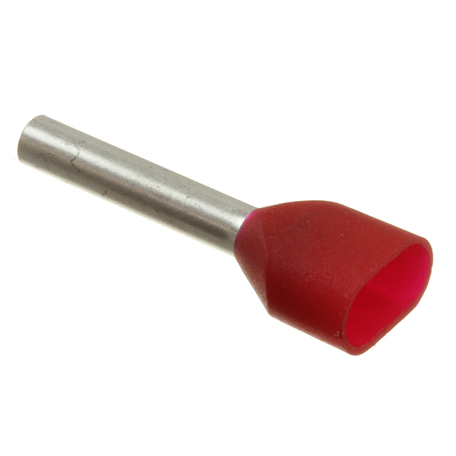 CONN FERRL DIN 2X17AWG RED CONN FERRL DIN 2X17AWG RED