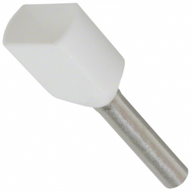 CONN FERRULE DIN TWO X 20AWG WHT CONN FERRULE DIN TWO X 20AWG WHT