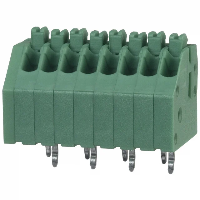 TERM BLOCK 8POS 45DEG 2.5MM PCB