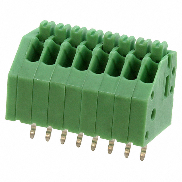 TERM BLOCK 8POS 45DEG 2.5MM PCB