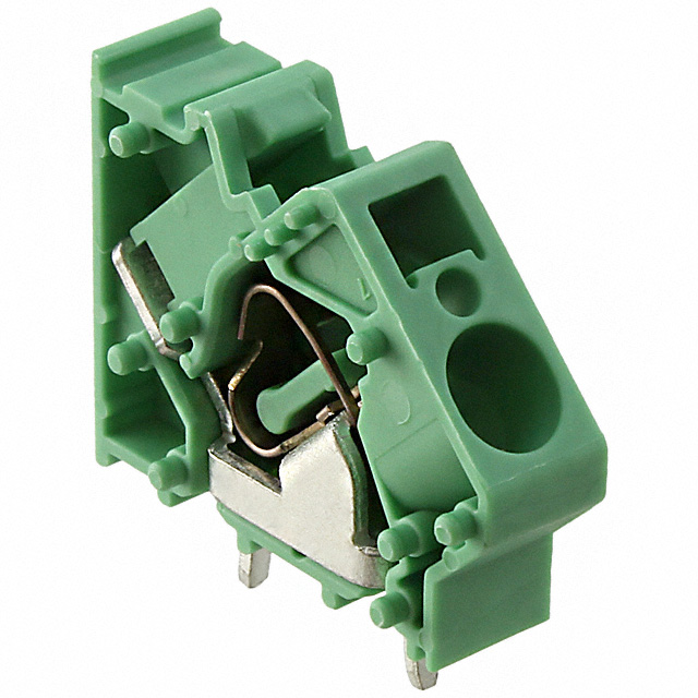 TERM BLOCK 1POS 45DEG PCB