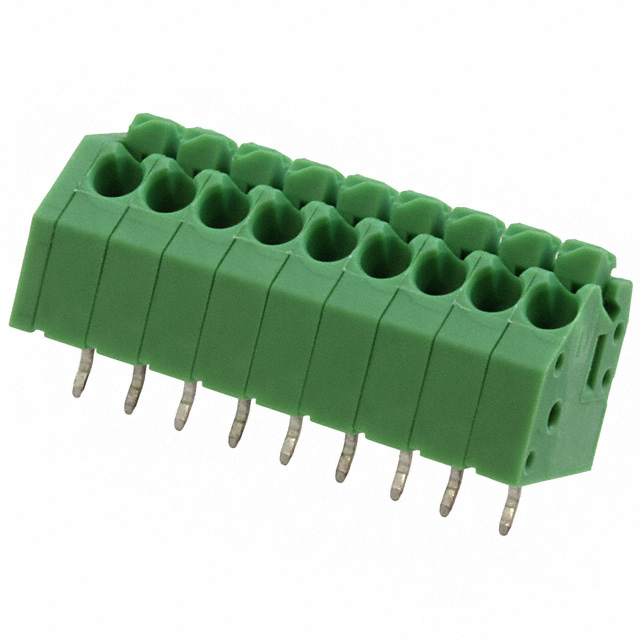 TERM BLOCK 9POS 45DEG 3.5MM PCB