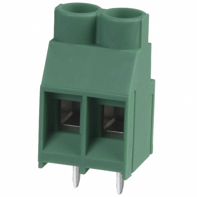 TERM BLK 2P SIDE ENT 6.35MM PCB