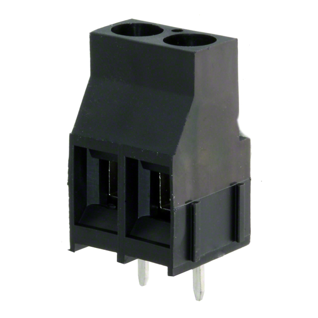 TERM BLK 2P SIDE ENT 6.35MM PCB