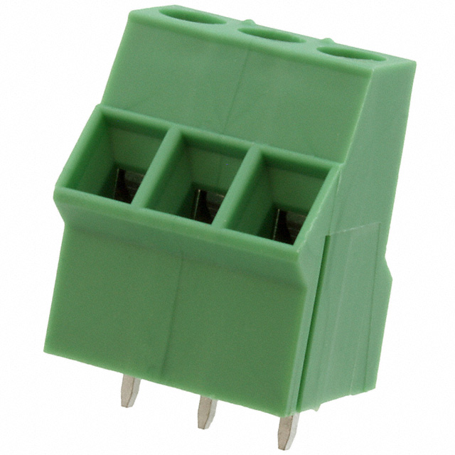 TERM BLOCK 3POS 40DEG 5.08MM PCB