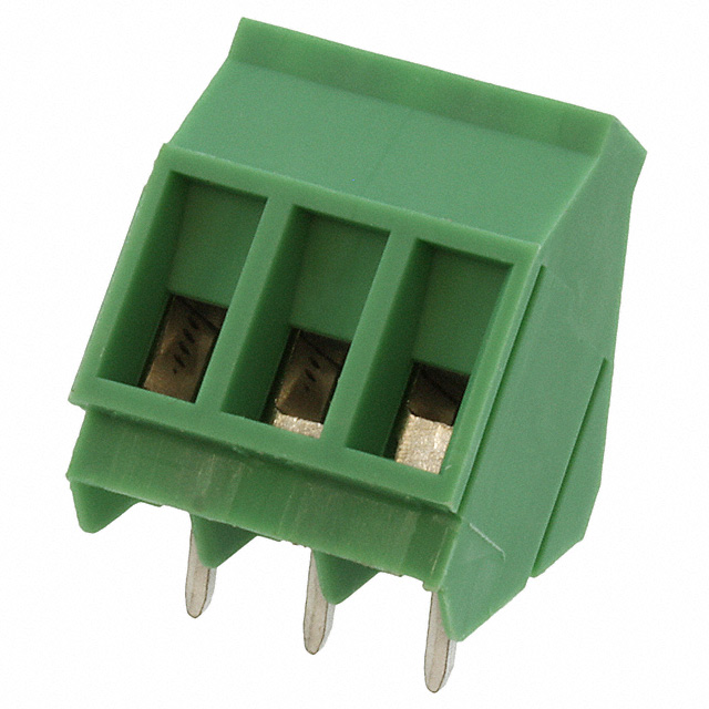 TERM BLOCK 3POS 35DEG 5.08MM PCB