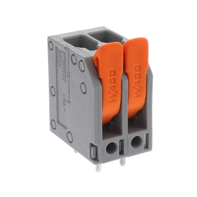 PCB TERMINAL BLOCK; LEVER; 4 MM;