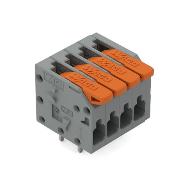 TERM BLK PCB LEVER 3.5MM 4POS TERM BLK PCB LEVER 3.5MM 4POS