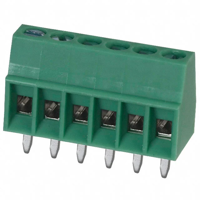 TERM BLK 6P SIDE ENT 2.54MM PCB