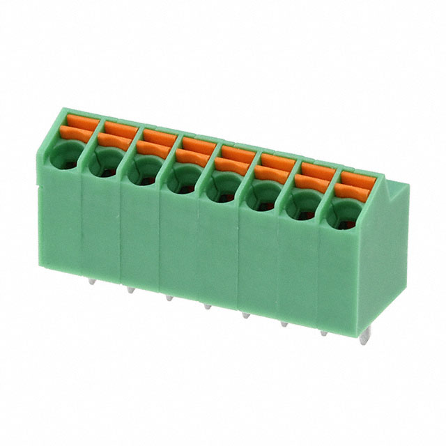 TERM BLOCK 8POS 25DEG 3.5MM PCB