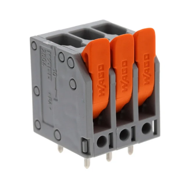 PCB TERMINAL BLOCK; LEVER; 4 MM; PCB TERMINAL BLOCK; LEVER; 4 MM;
