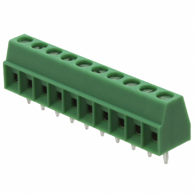 TERM BLK 10P SIDE ENT 3.5MM PCB