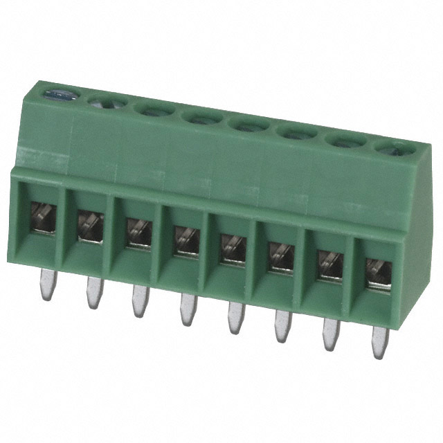TERM BLK 8P SIDE ENT 2.54MM PCB
