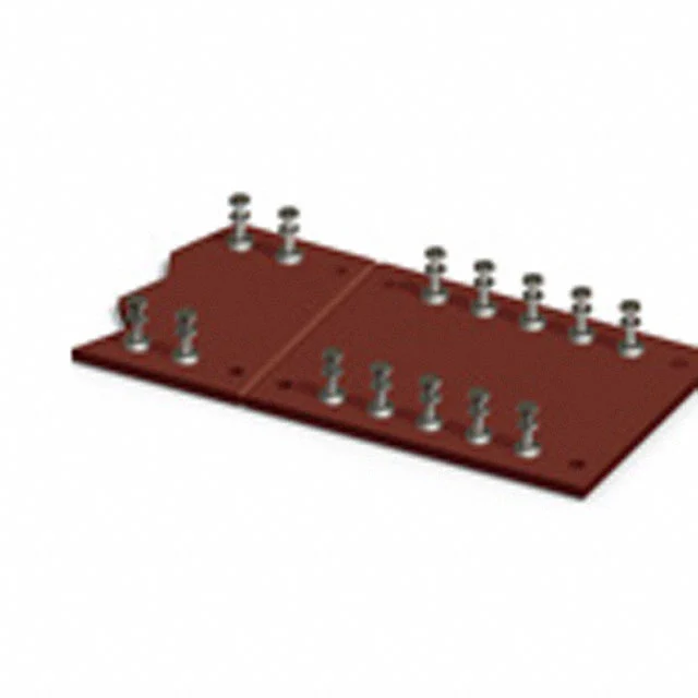 TURRET BOARD 10POS 0.375" SINGLE