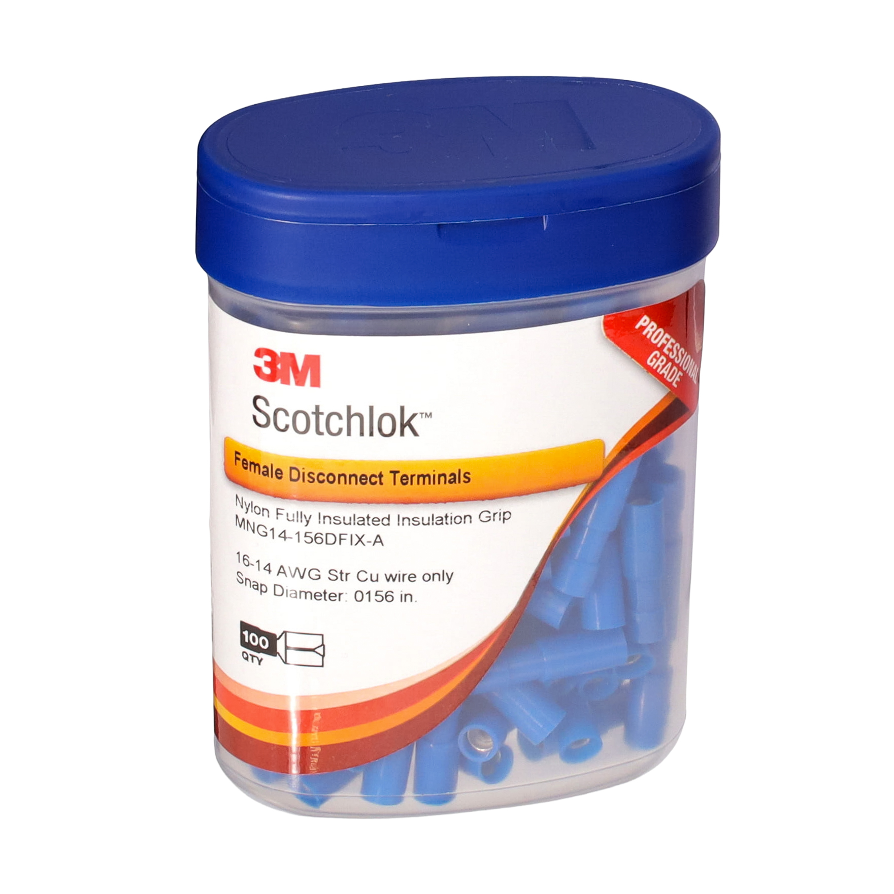 CONN TERM RCPT 14-16AWG 100PC CONN TERM RCPT 14-16AWG 100PC