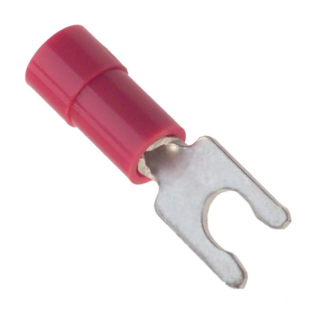 CONN SPADE TERM 18-22AWG #6 RED CONN SPADE TERM 18-22AWG #6 RED