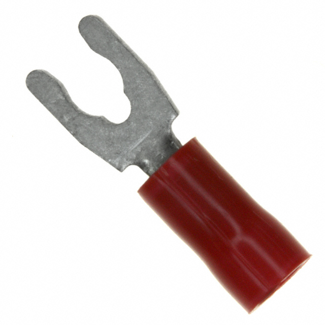 CONN SPADE TERM 16-22AWG #6 RED CONN SPADE TERM 16-22AWG #6 RED