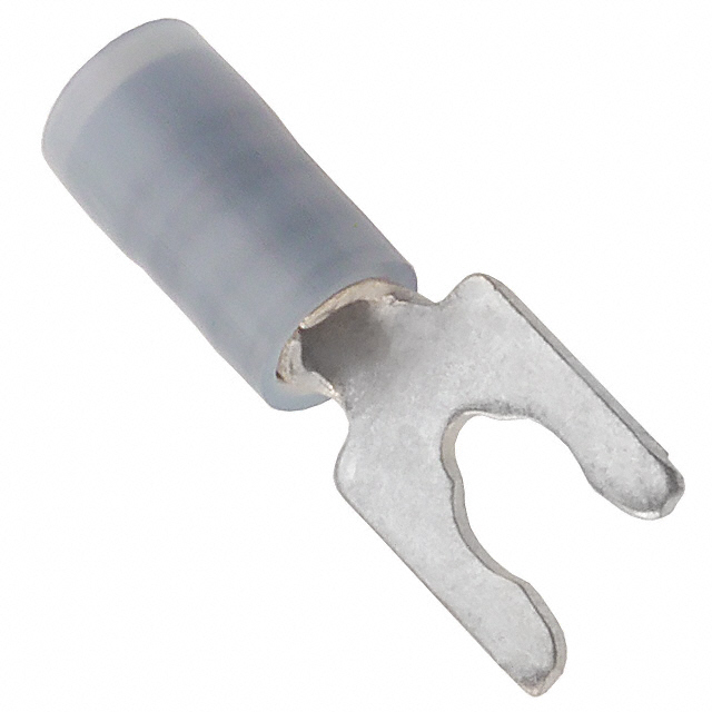 CONN SPADE TERM 14-16AWG #8 BLU CONN SPADE TERM 14-16AWG #8 BLU